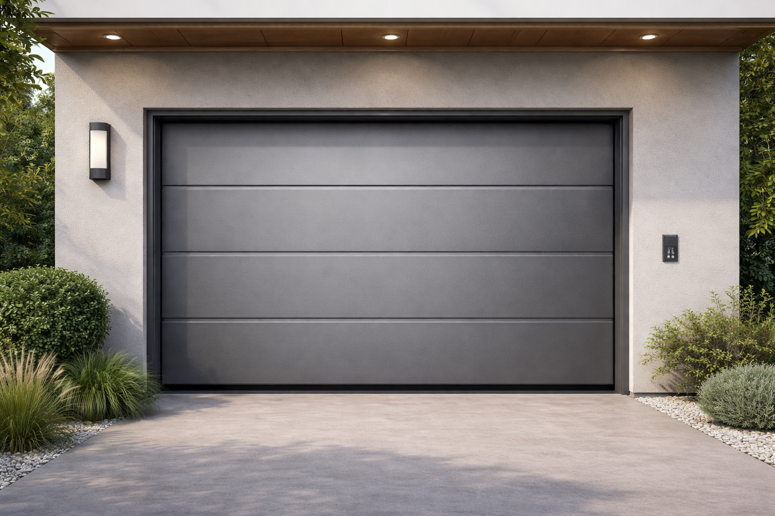 Puerta seccional automática